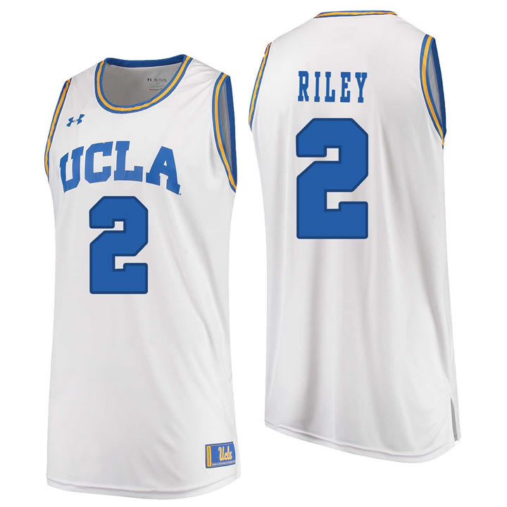 UCLA Bruins #2 Cody Riley White College Basketball Jersey